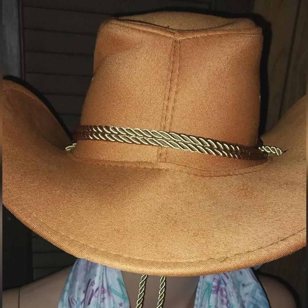 Vintage western style outdoor cowboy hat - Picture 9 of 9